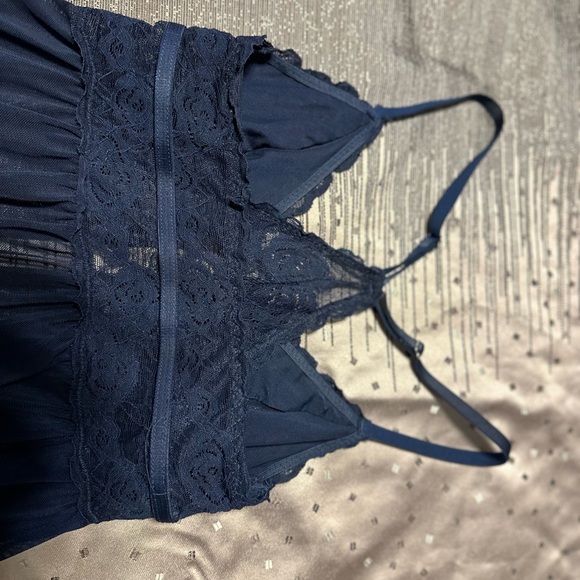 Blue Sheer Lingerie S - Picture 9 of 11